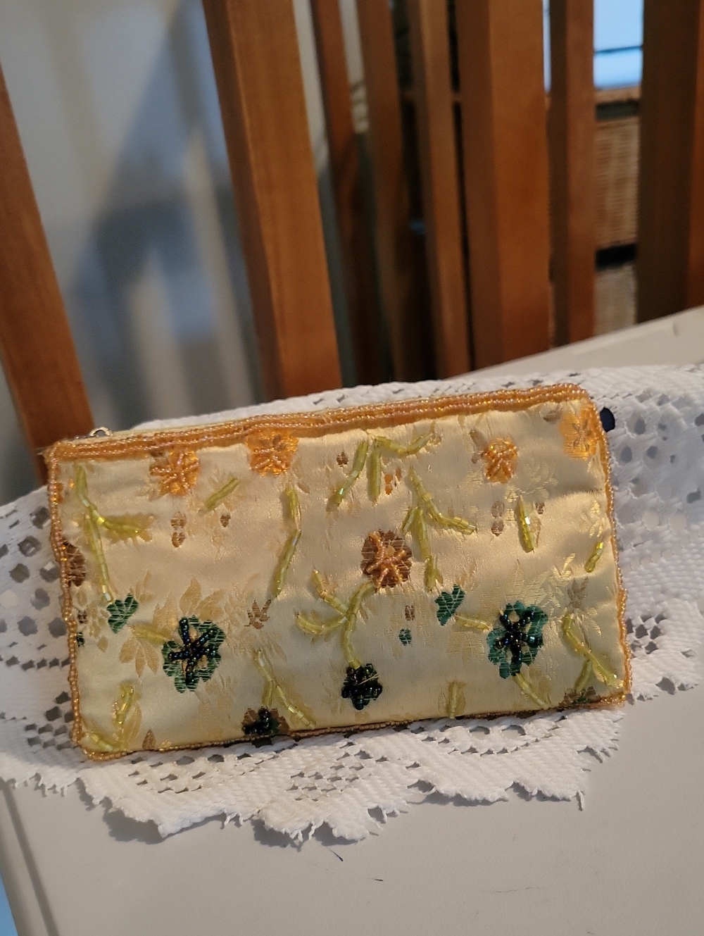🌸🌿vintage beaded bag🌿🌸